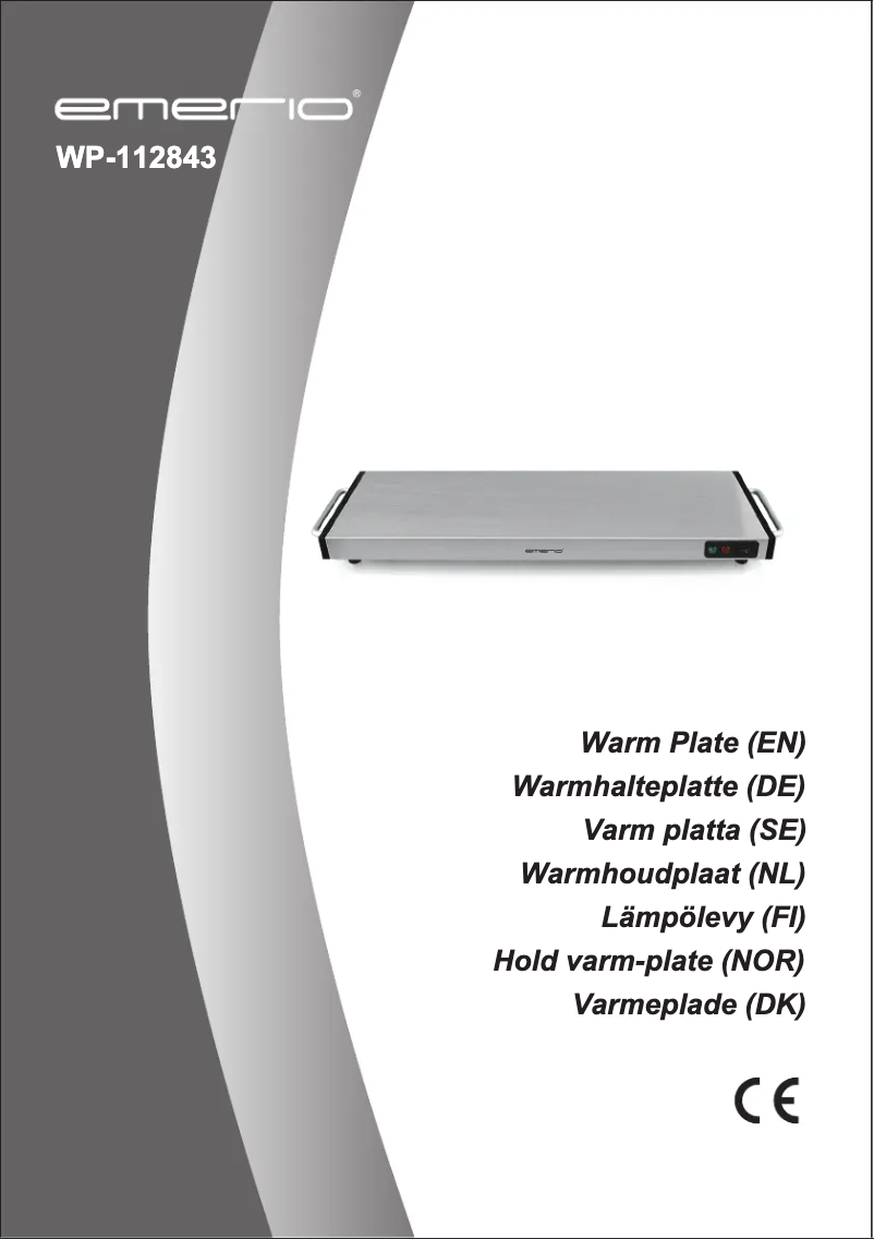 Página 1 del manual Manual de usuario Emerio WP-112843