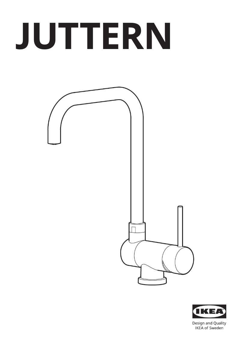 Page 1 de la notice Manuel utilisateur Ikea JUTTERN 504.280.71
