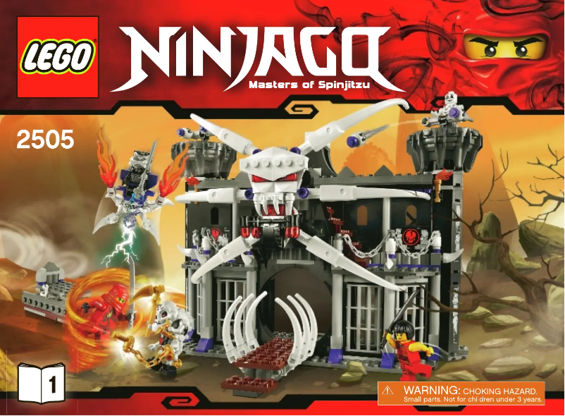 Page 1 de la notice Manuel utilisateur Lego Garmadon's Dark Fortress