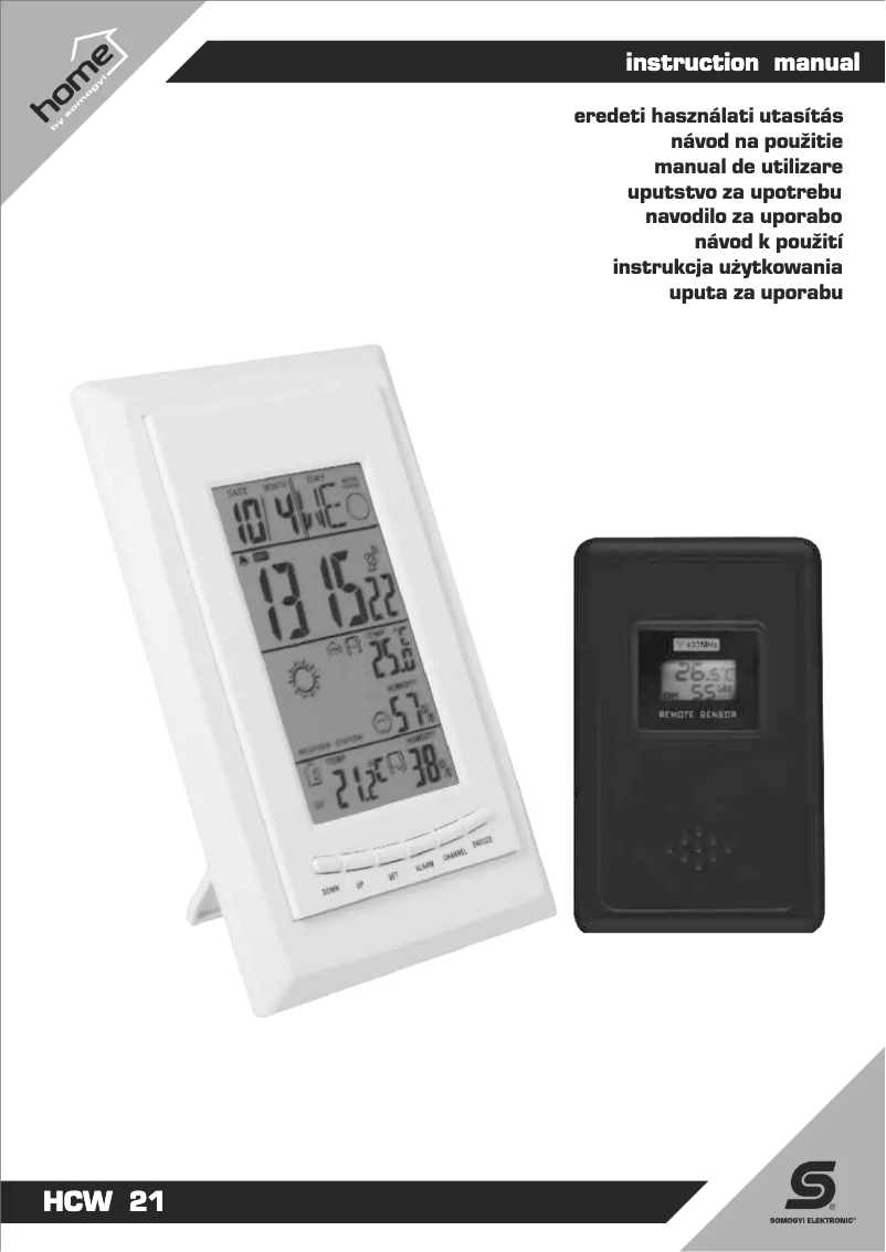 Image de la première page du manuel de l'appareil HCW 21