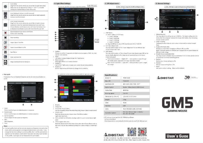 Página 1 del manual Manual de usuario Biostar GM5