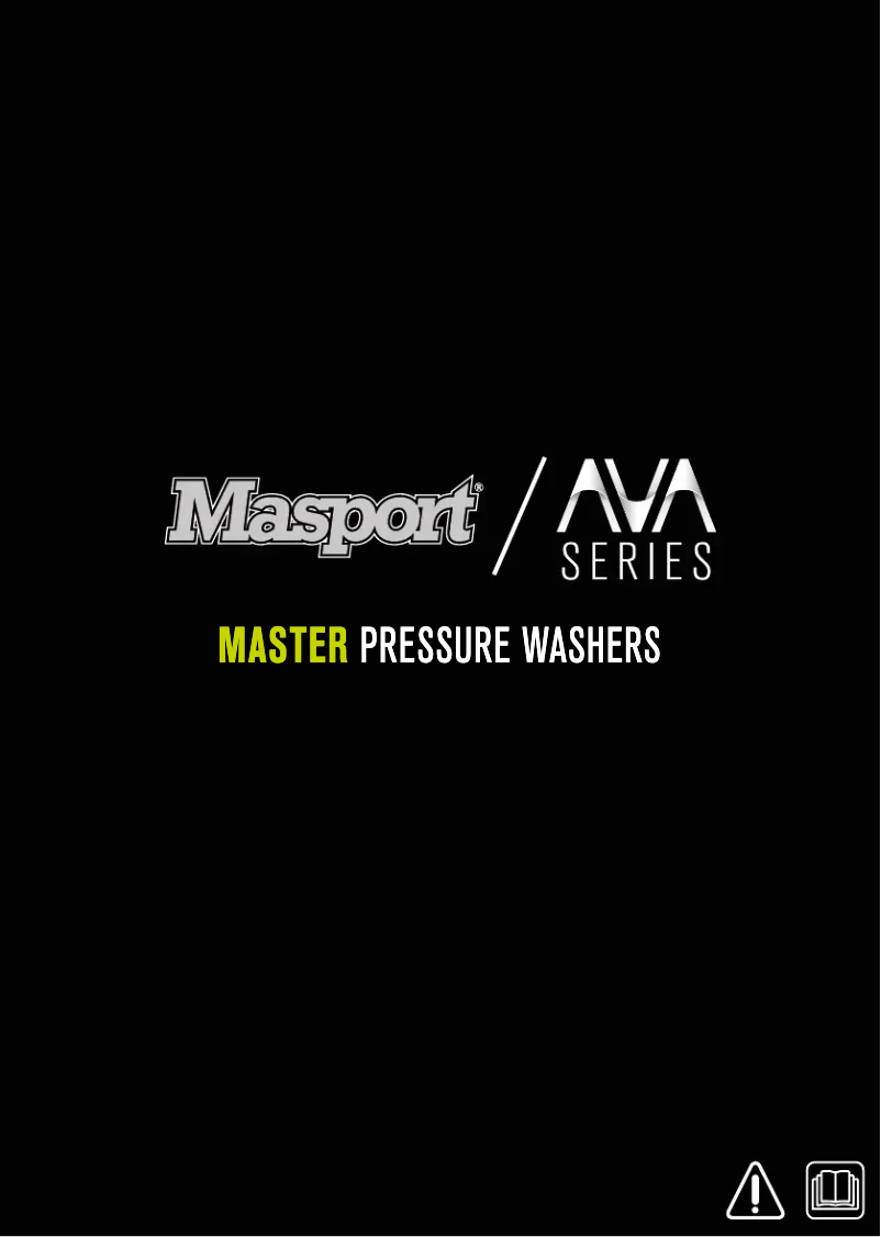 Page n°1 - Manuel utilisateur Masport AVA Master P70