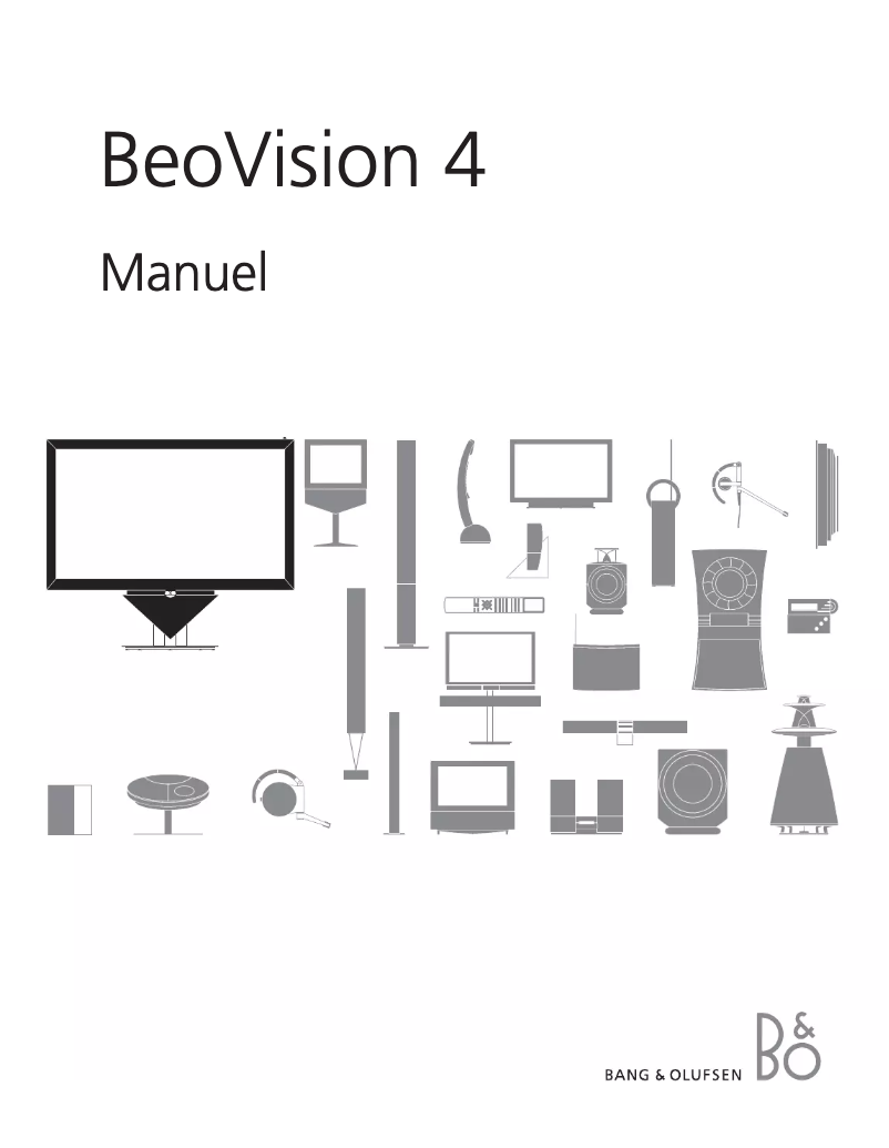 Image de la première page du manuel de l'appareil BeoVision 4-103