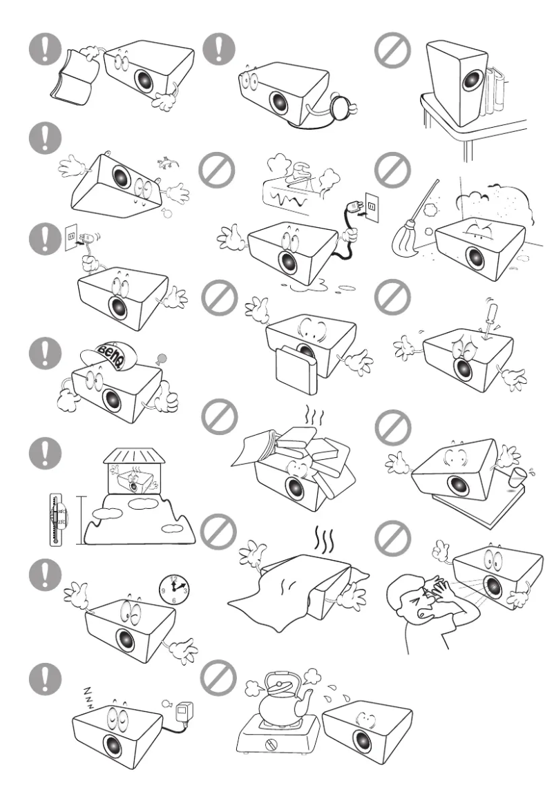 Page n°1 - Guide de démarrage rapide BenQ LX810STD