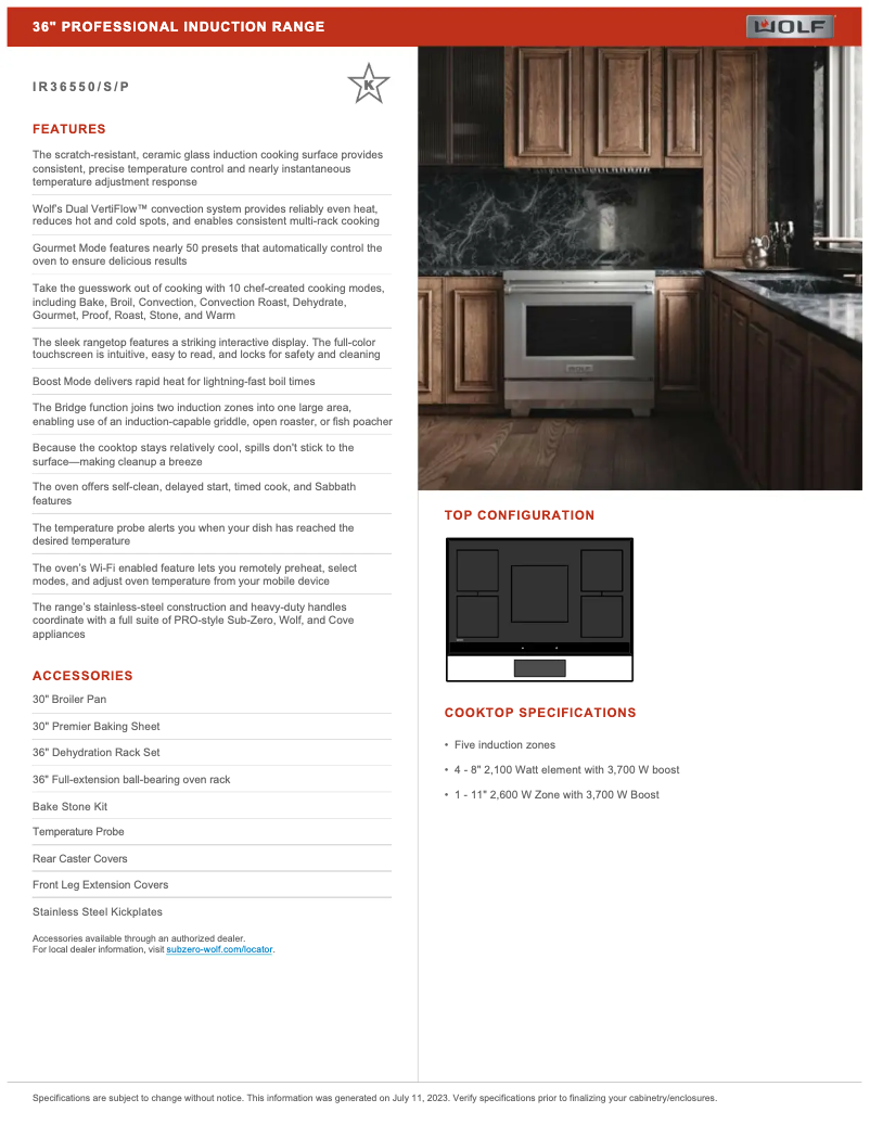 Page n°1 - Manuel utilisateur Wolf IR36550