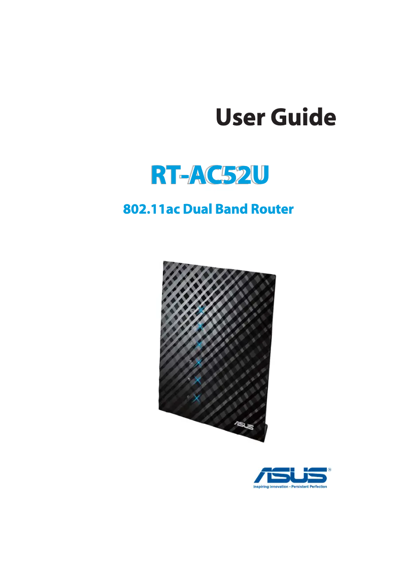 Page n°1 - Manuel utilisateur Asus RP-AC52U