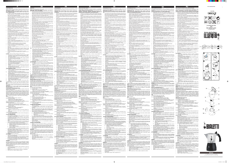 Page n°1 - Manuel utilisateur Bialetti Brikka