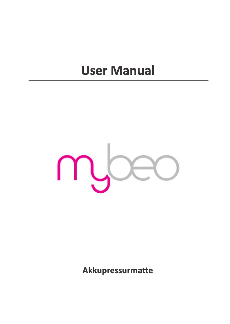 Page n°1 - Manuel utilisateur Mybeo 305590