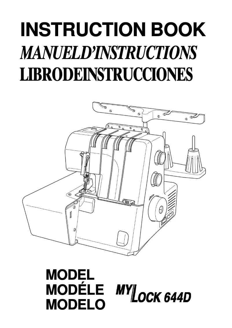 Image de la première page du manuel de l'appareil MyLock 644D