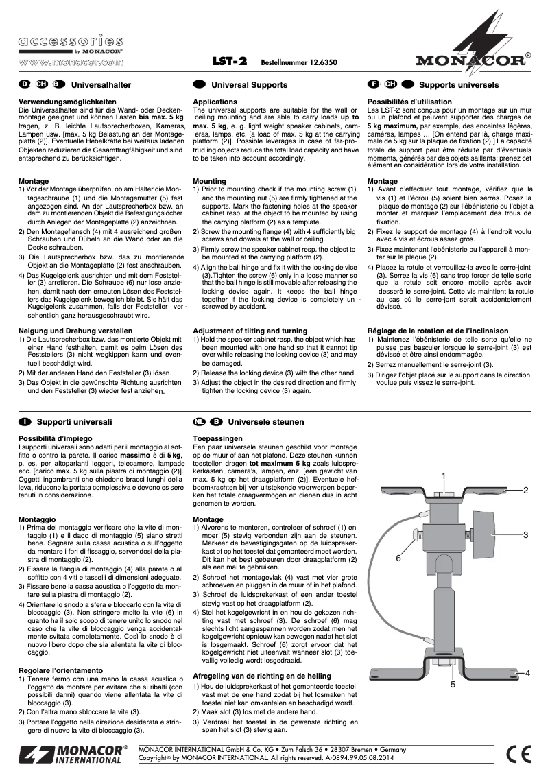 Image de la première page du manuel de l'appareil LST-2