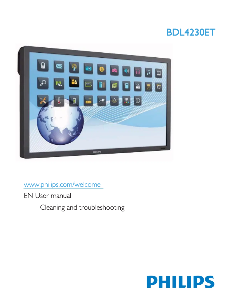 Page n°1 - Mode d'emploi Philips BDL4230ET