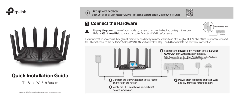 Página 1 del manual Manual de usuario TP-Link Archer X95