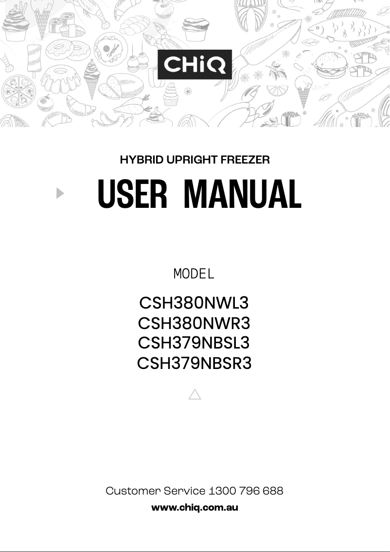 Page 1 de la notice Manuel utilisateur CHiQ CSH379NBSL3