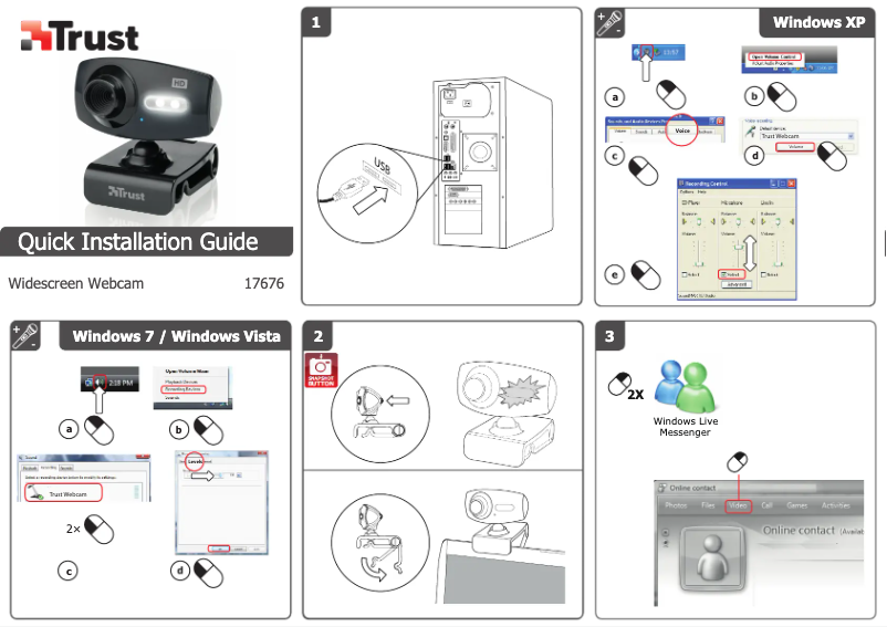 Image de la première page du manuel de l'appareil 17676 eLight Full HD 1080p