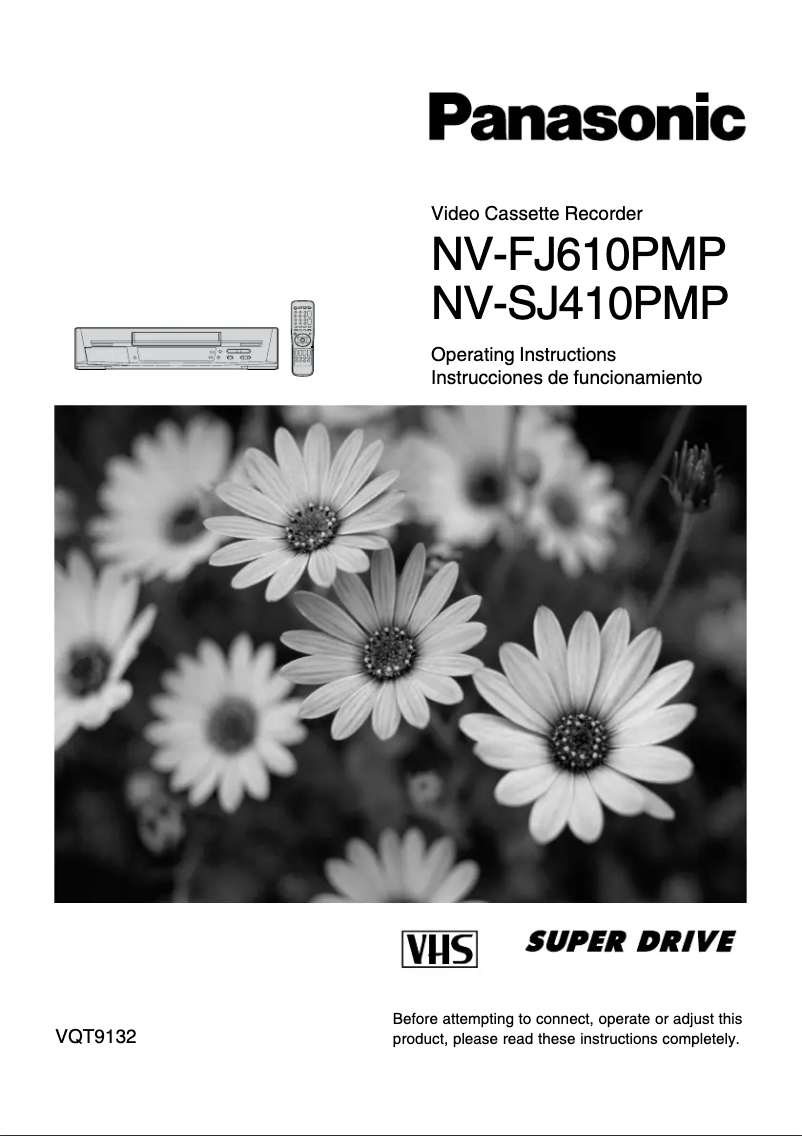 Page 1 de la notice Manuel utilisateur Panasonic NV-SJ413