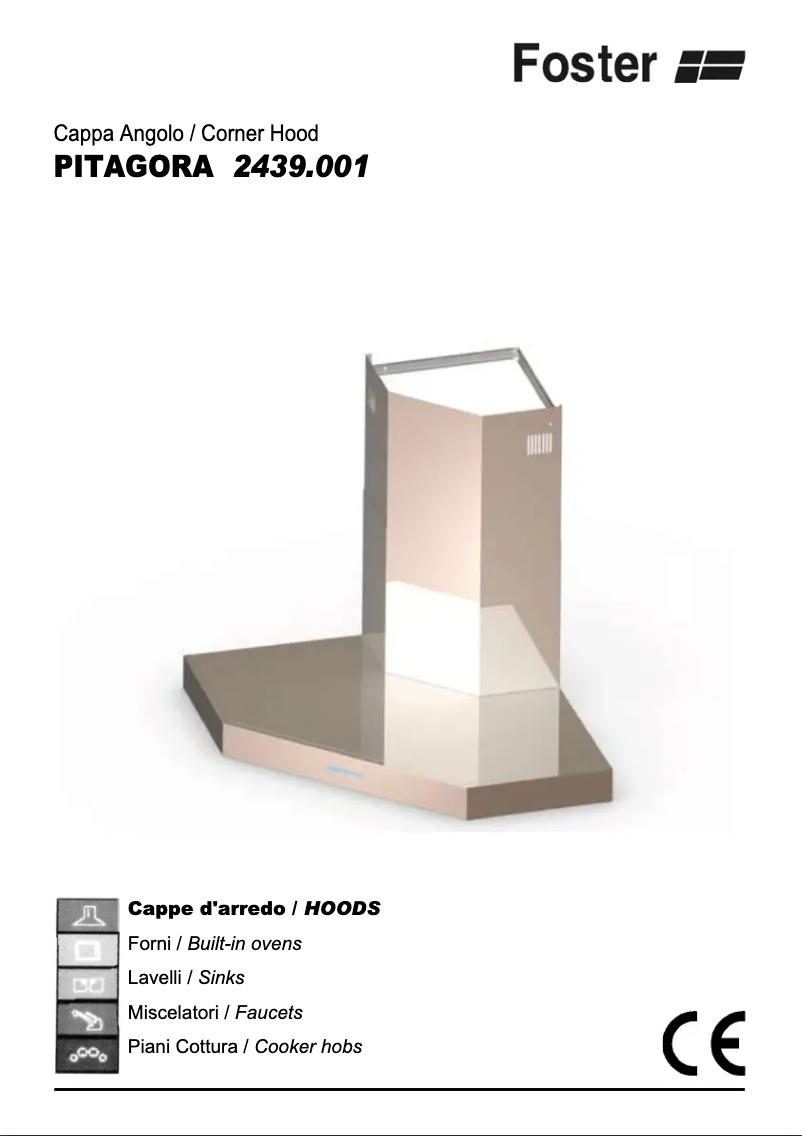 Page 1 de la notice Manuel utilisateur Foster Pitagora
