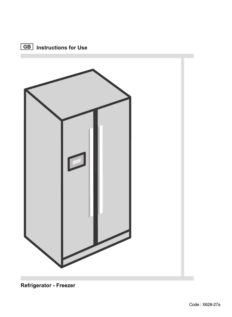 Page 1 de la notice Manuel utilisateur Gorenje NRS9182BX