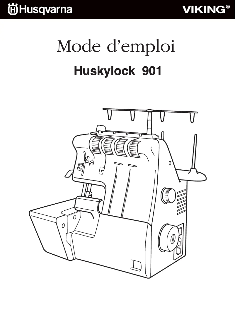 Image de la première page du manuel de l'appareil Huskylock 901