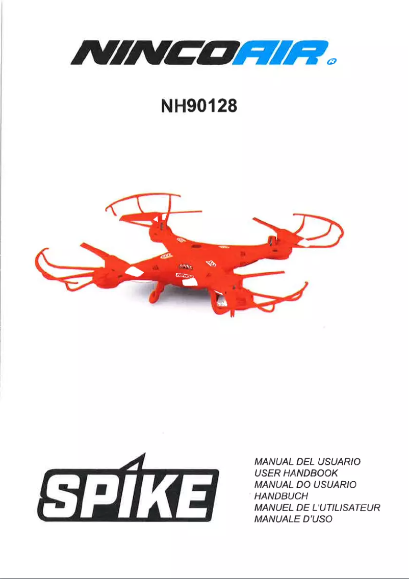 Imagen de la primera página del manual del dispositivo Nincoair Quadrone Spike NH90128