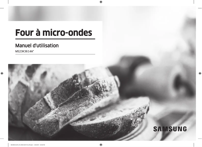 Page n°1 - Manuel utilisateur Samsung MS23K3614AS