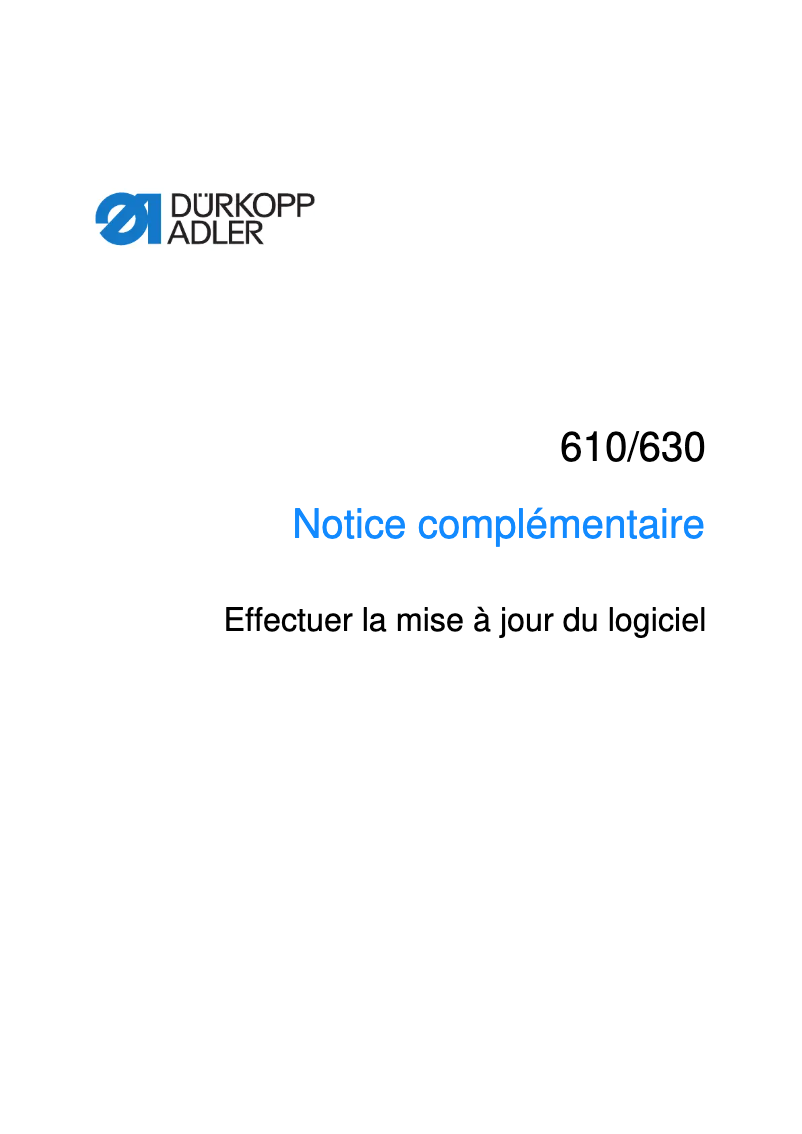 Image de la première page du manuel de l'appareil 610-10