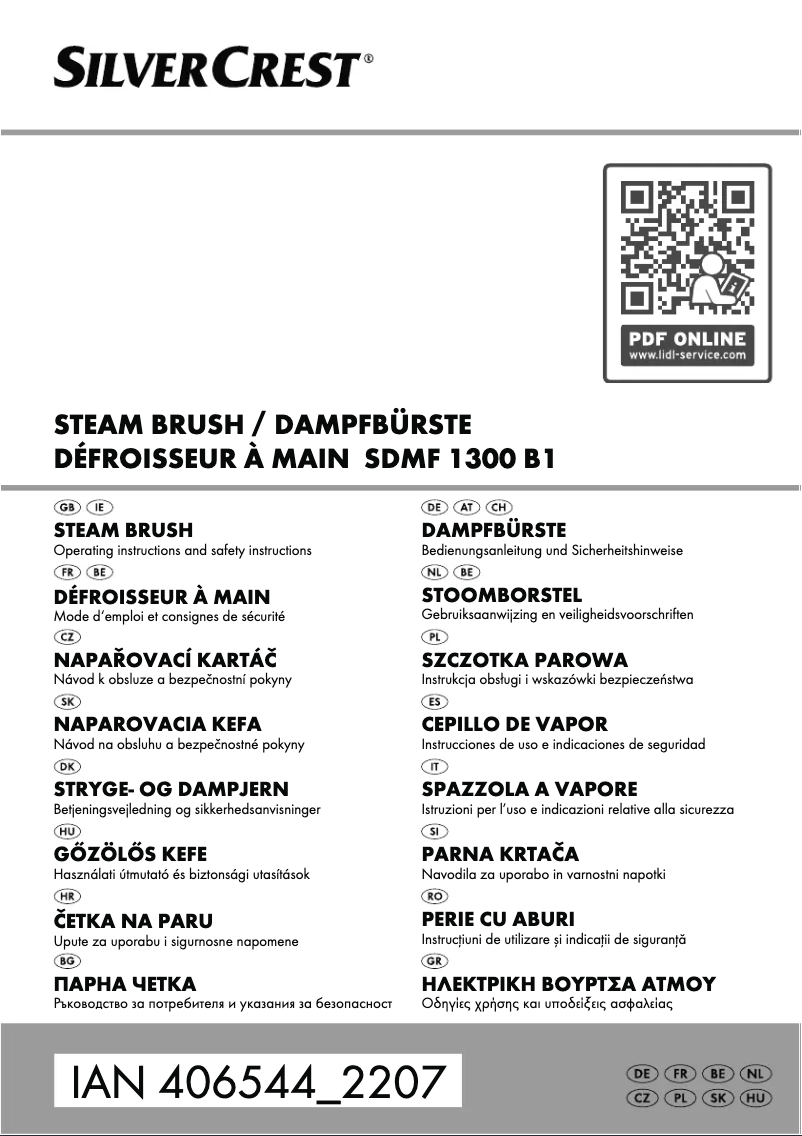 Image de la première page du manuel de l'appareil SDMF 1300 B1