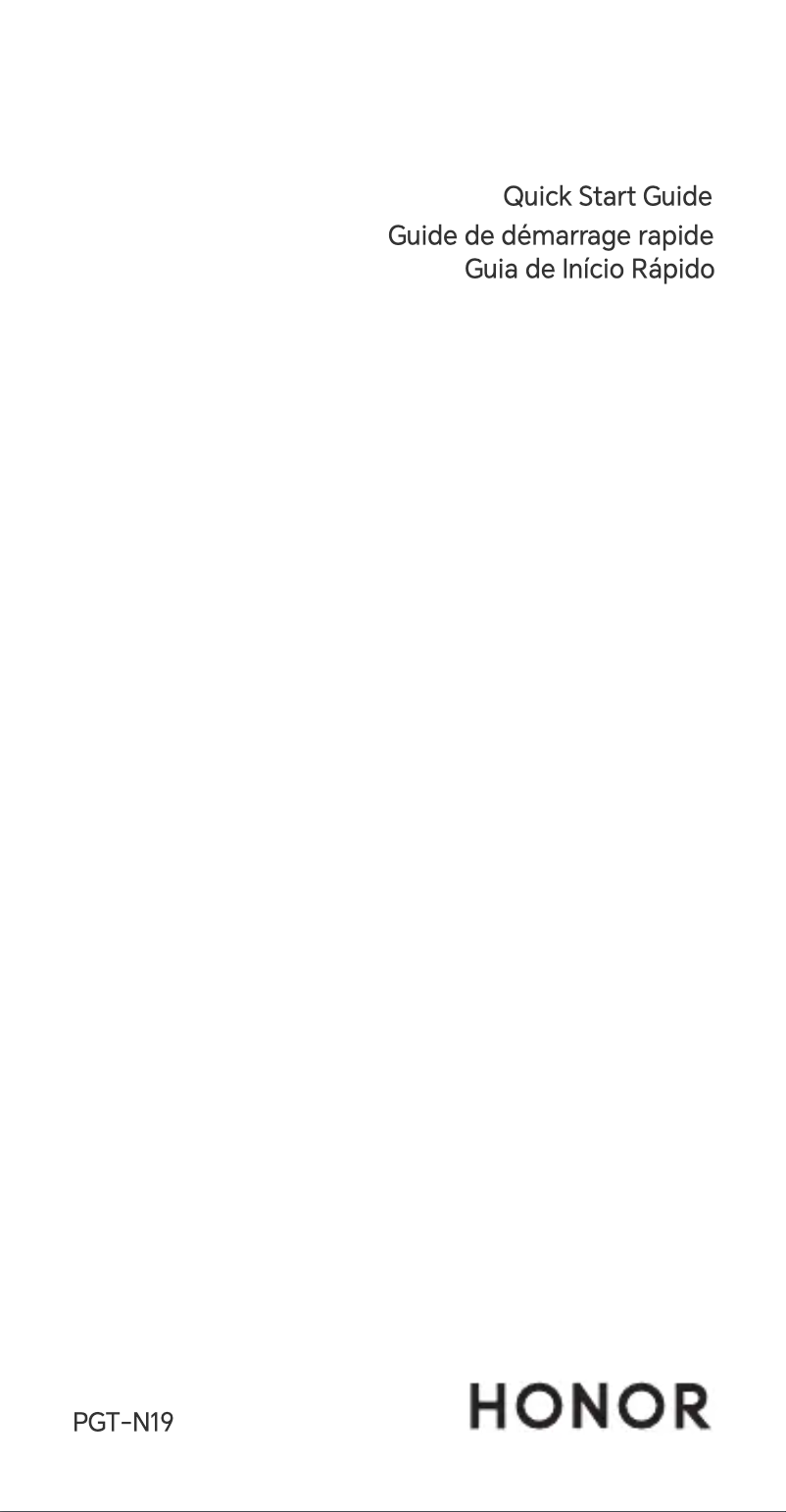 Imagen de la primera página del manual del dispositivo Magic5 Pro