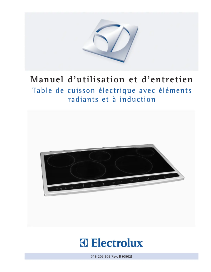 Page n°1 - Manuel utilisateur Electrolux EW30CC55GW
