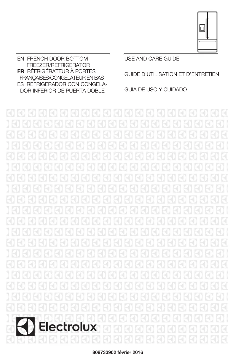 Page 1 de la notice Manuel utilisateur Electrolux EI23BC35KB
