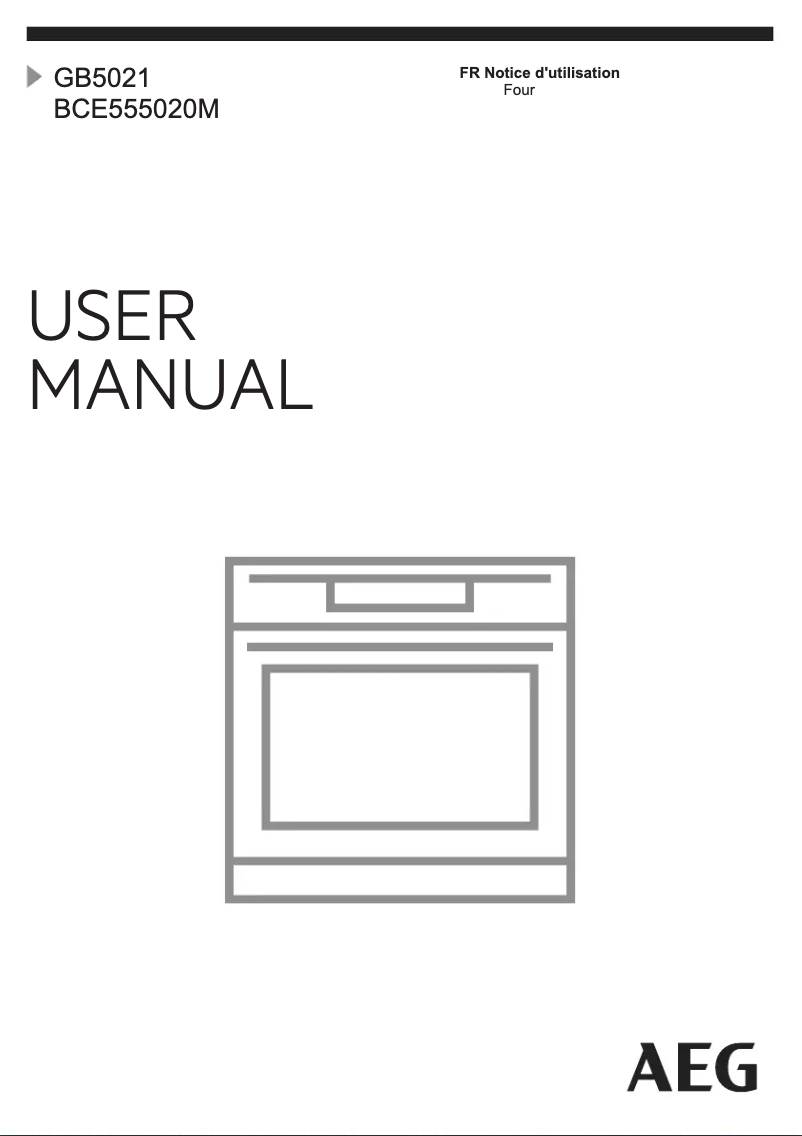 Page n°1 - Manuel utilisateur AEG BCE555020M