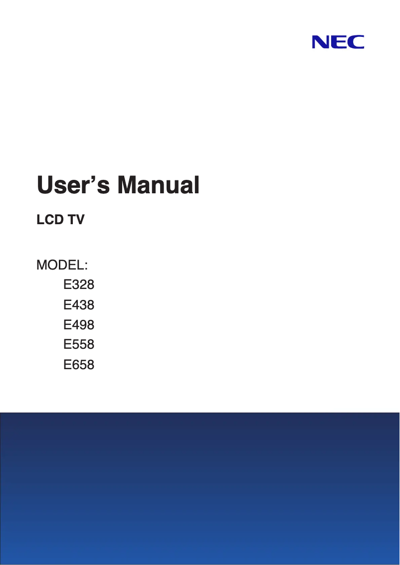 Image de la première page du manuel de l'appareil E328