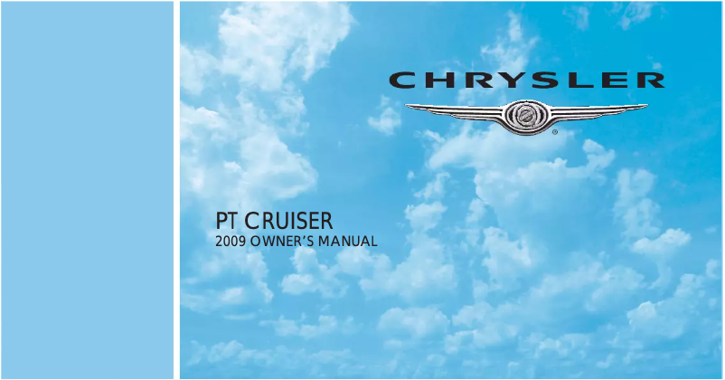Imagen de la primera página del manual del dispositivo PT Cruiser (2009)