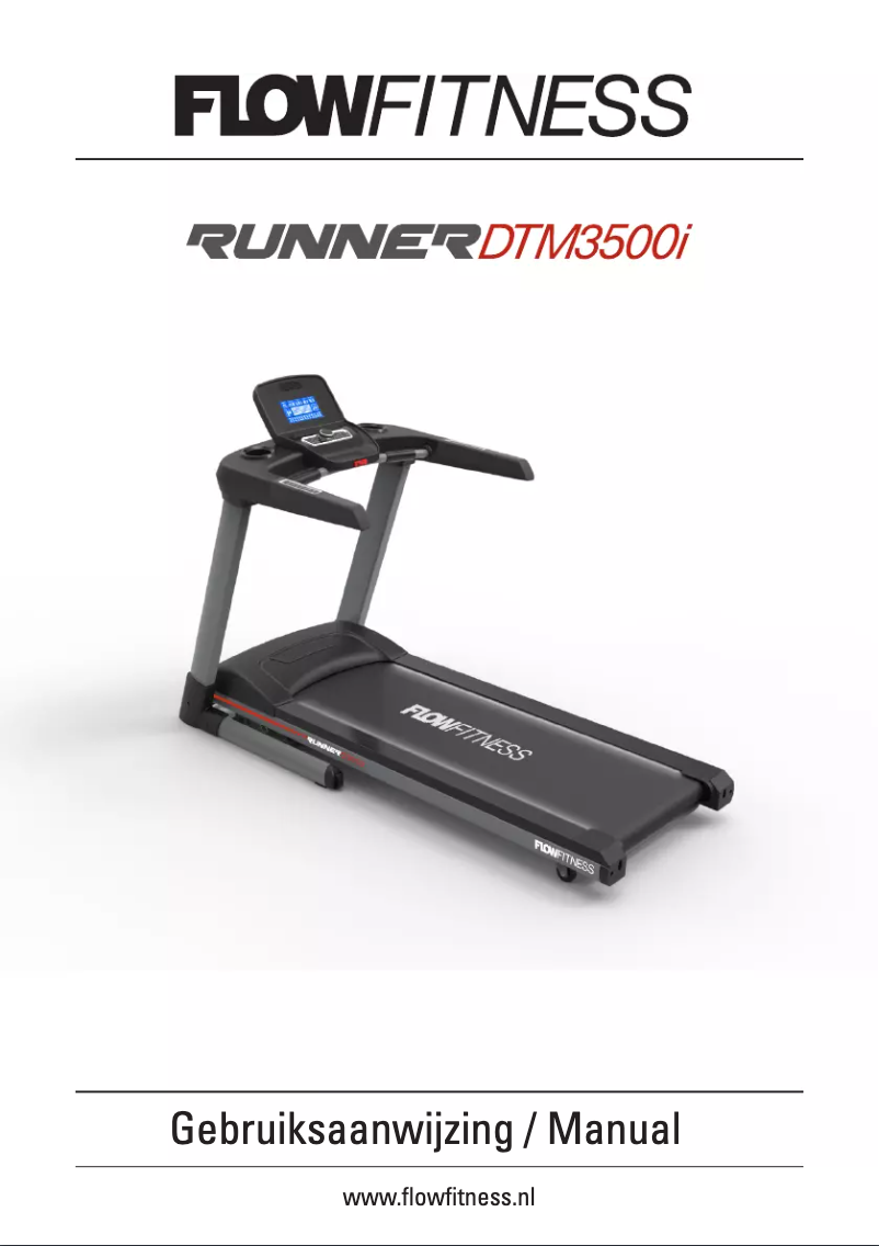 Page 1 de la notice Manuel utilisateur Flow Fitness Runner DTM3500i