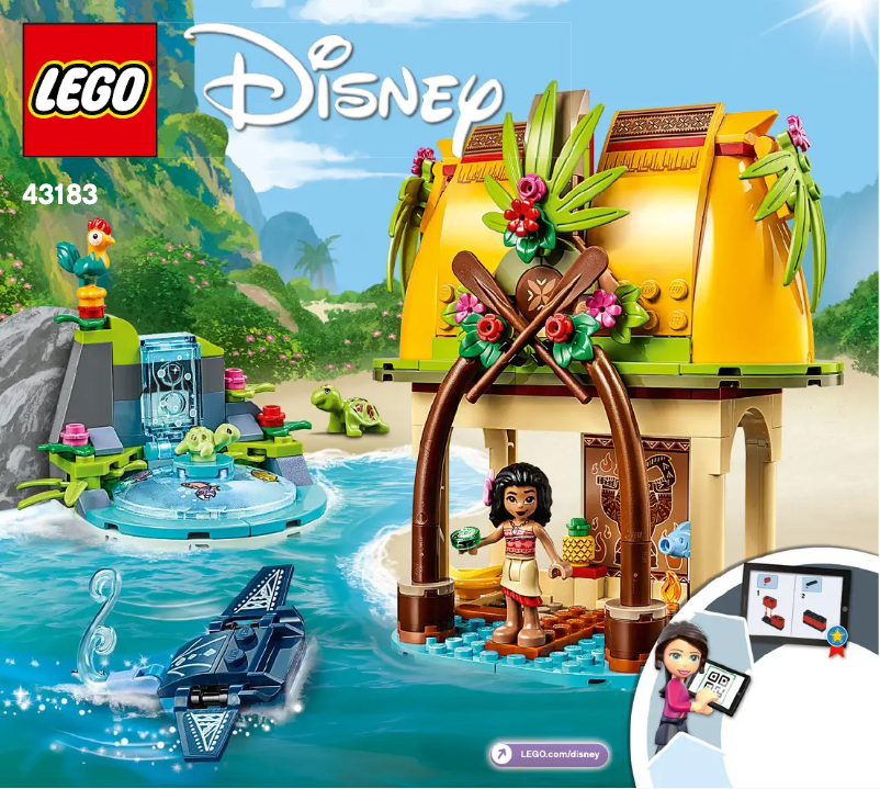 Page n°1 - Manuel utilisateur Lego Disney 43183