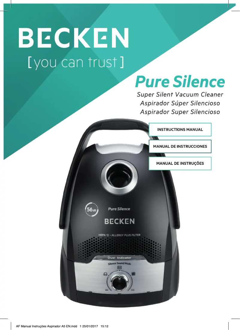 Image de la première page du manuel de l'appareil BSSVC3083