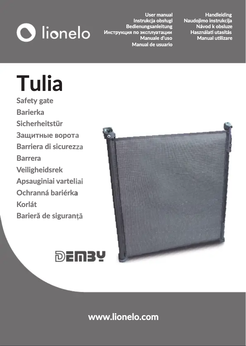Page 1 de la notice Manuel utilisateur Lionelo Tulia