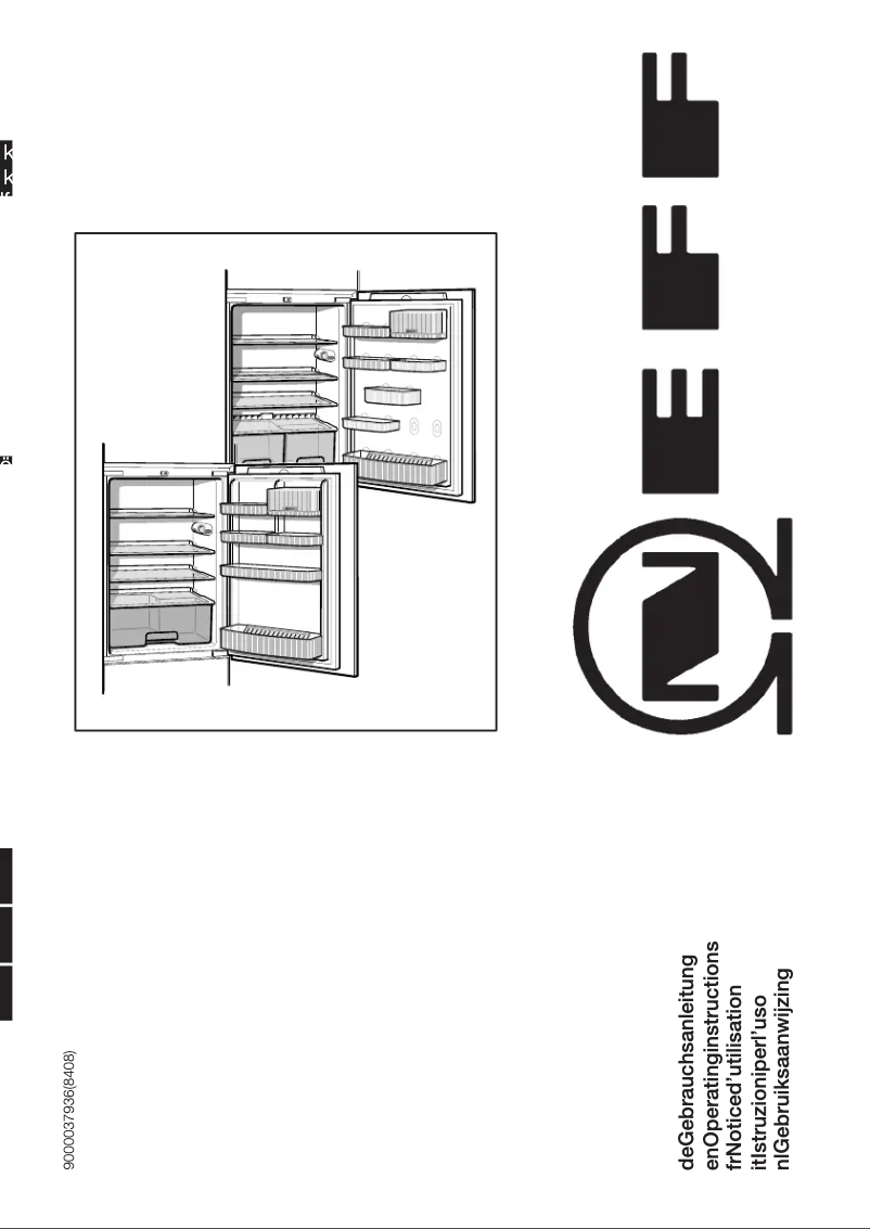 Page 1 de la notice Manuel utilisateur Neff K 1634X4 FF