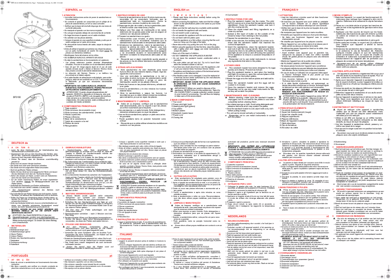 Page n°1 - Manuel utilisateur Solac SD5050