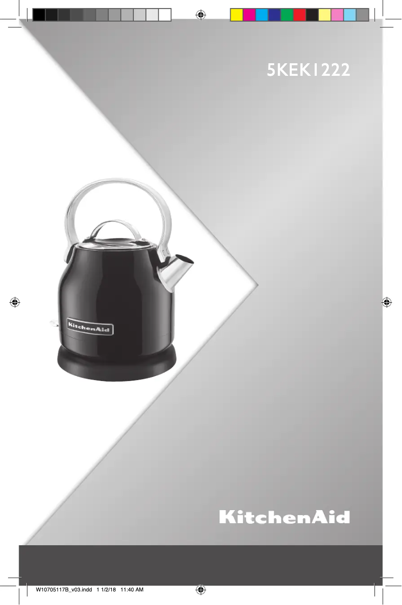 Page n°1 - Mode d'emploi KitchenAid 5KEK1222