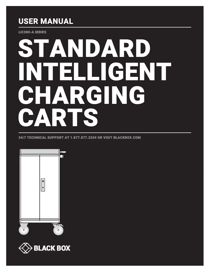 Page 1 de la notice Manuel utilisateur Black Box LIC30H-ACP
