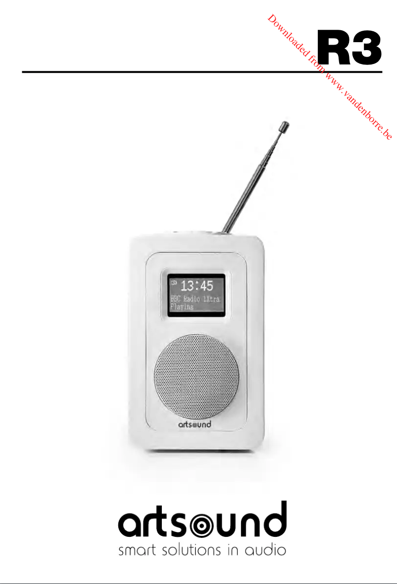 Image de la première page du manuel de l'appareil R3