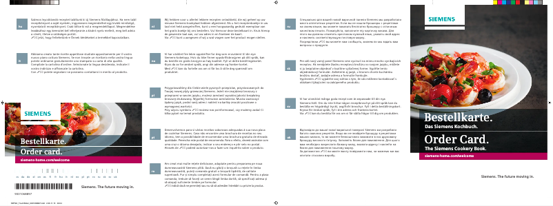 Page 1 de la notice Manuel utilisateur Siemens EX877FEG5X