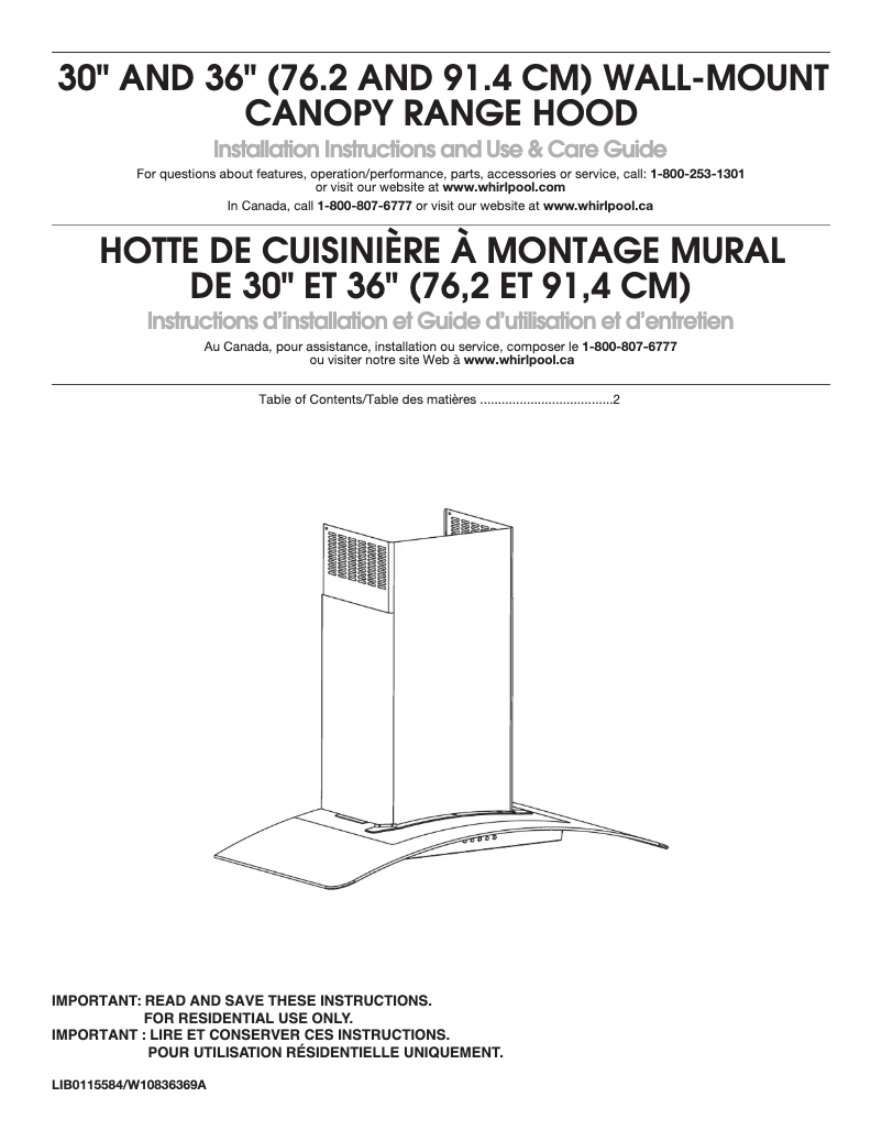 Image de la première page du manuel de l'appareil WVW51UC6FS