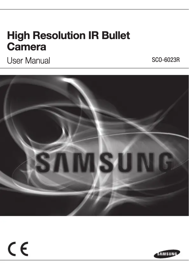 Page 1 de la notice Manuel utilisateur Samsung SCO-6023R