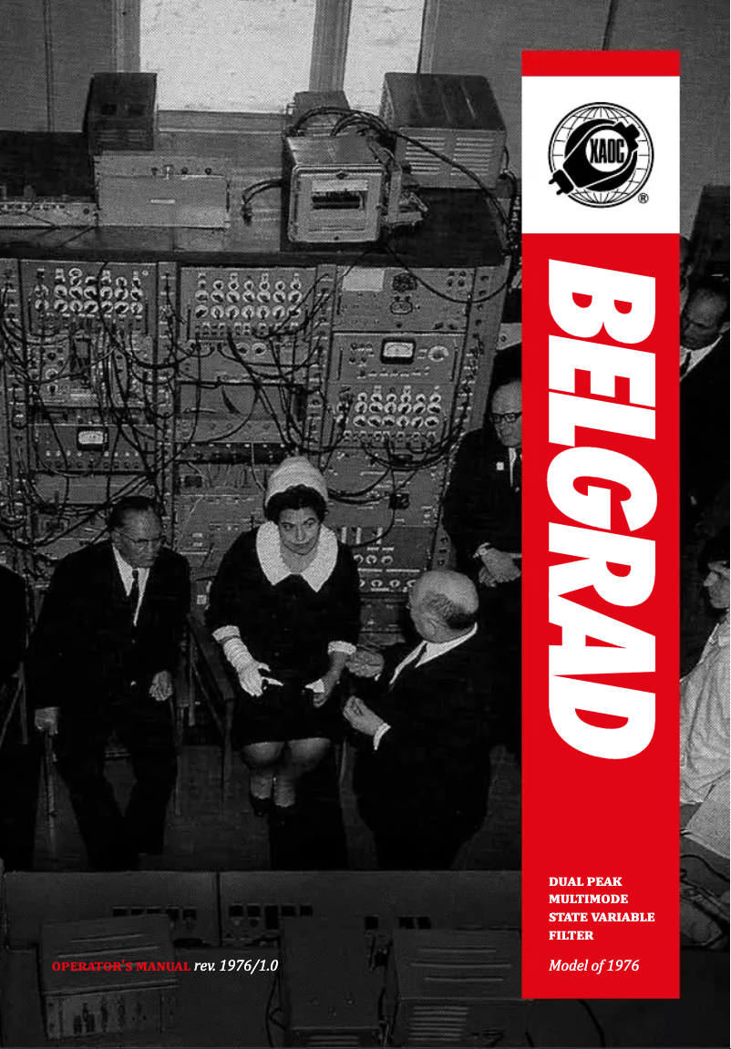 Página 1 del manual Manual de usuario Xaoc Belgrad