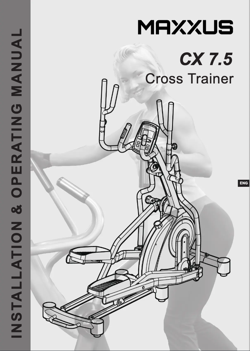 Page 1 de la notice Manuel utilisateur Maxxus CX 7.5