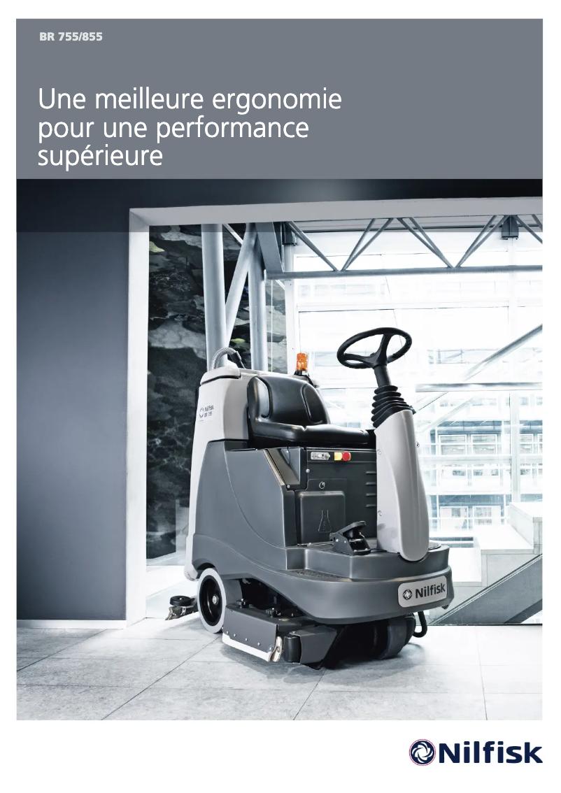 Page 1 de la notice Brochure Nilfisk BR755