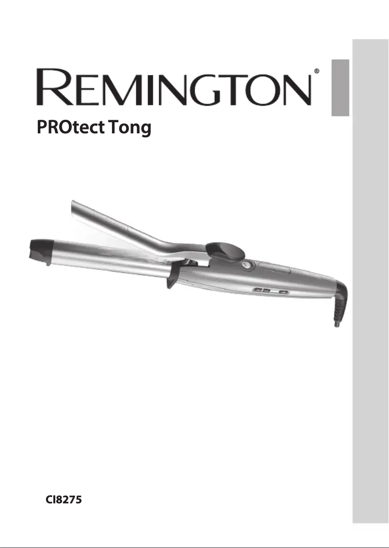 Page 1 de la notice Manuel utilisateur Remington CI8725