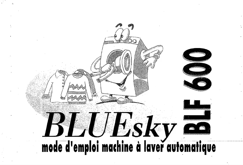 Page n°1 - Manuel utilisateur Bluesky BLF 600