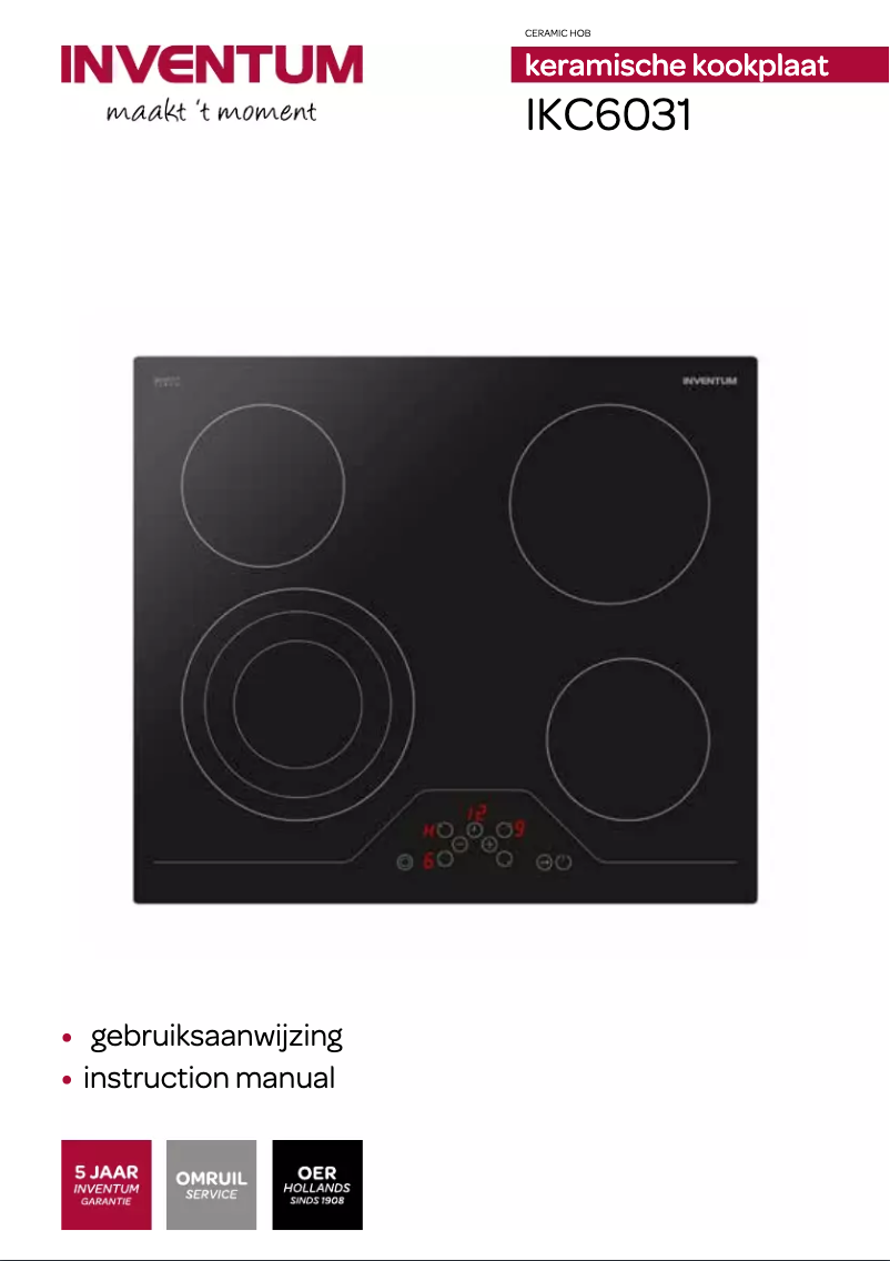 Image de la première page du manuel de l'appareil IKC6031